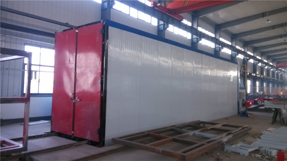 Curing heating system
